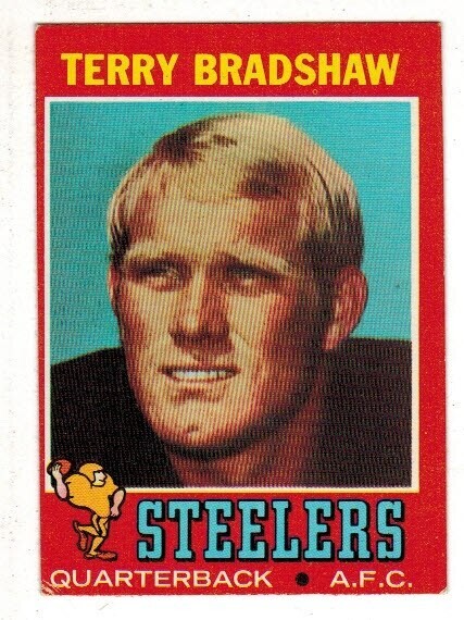 1971 Topps Terry Bradshaw rookie VG/EX