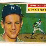 1956 Topps #240 Whitey Ford List $250