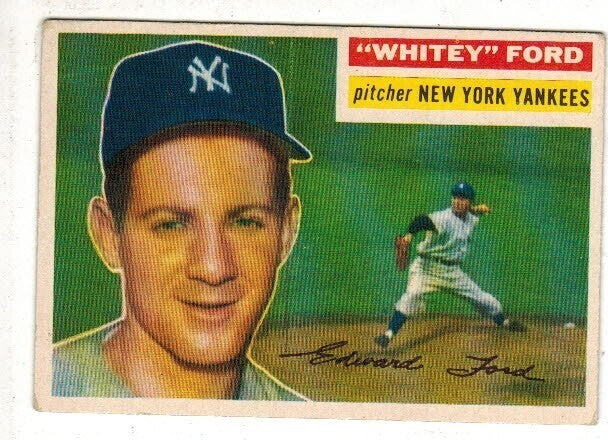 1956 Topps #240 Whitey Ford List $250