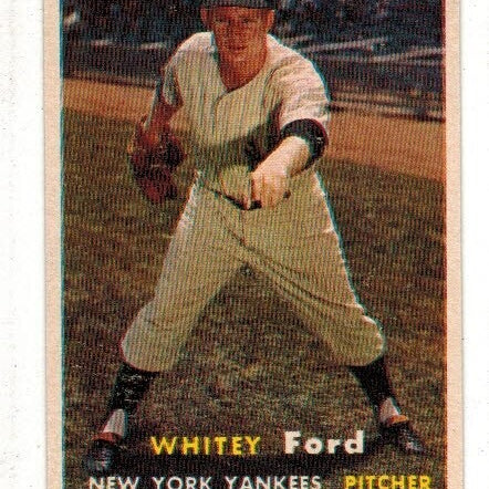1957 Topps #25 Whitey Ford list $150
