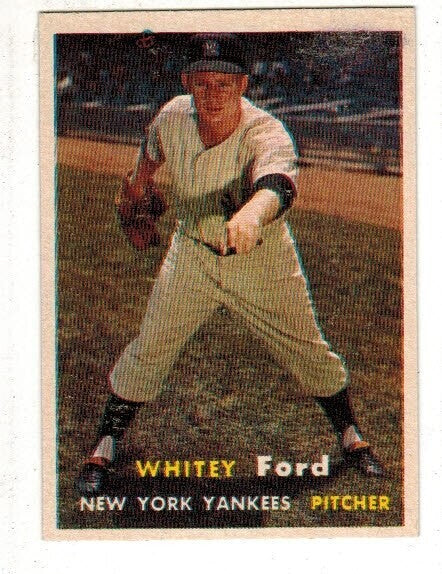 1957 Topps #25 Whitey Ford list $150
