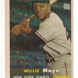1957 Topps #10 Willie Mays list $1200