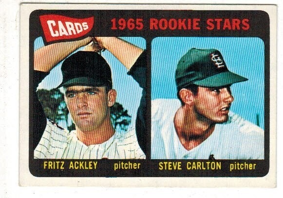 1965 Topps #477 Steve Carlton rookie list $500