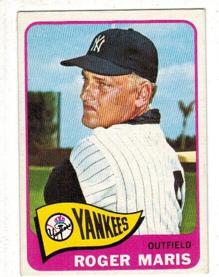 1965 Topps #155 Roger Maris list $150