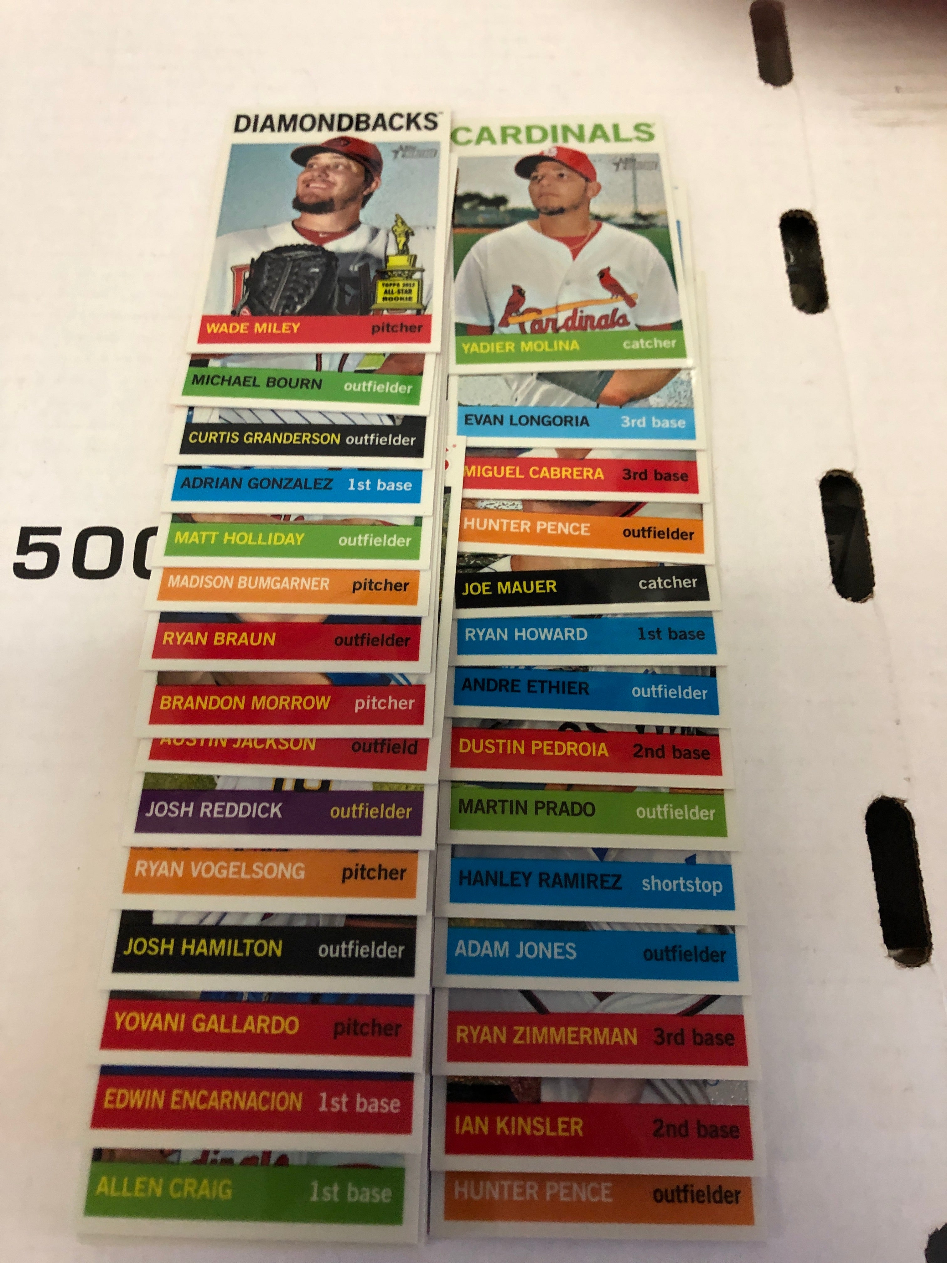 2013 Heritage Chrome Complete 102 ct. set #'d 999 Trout