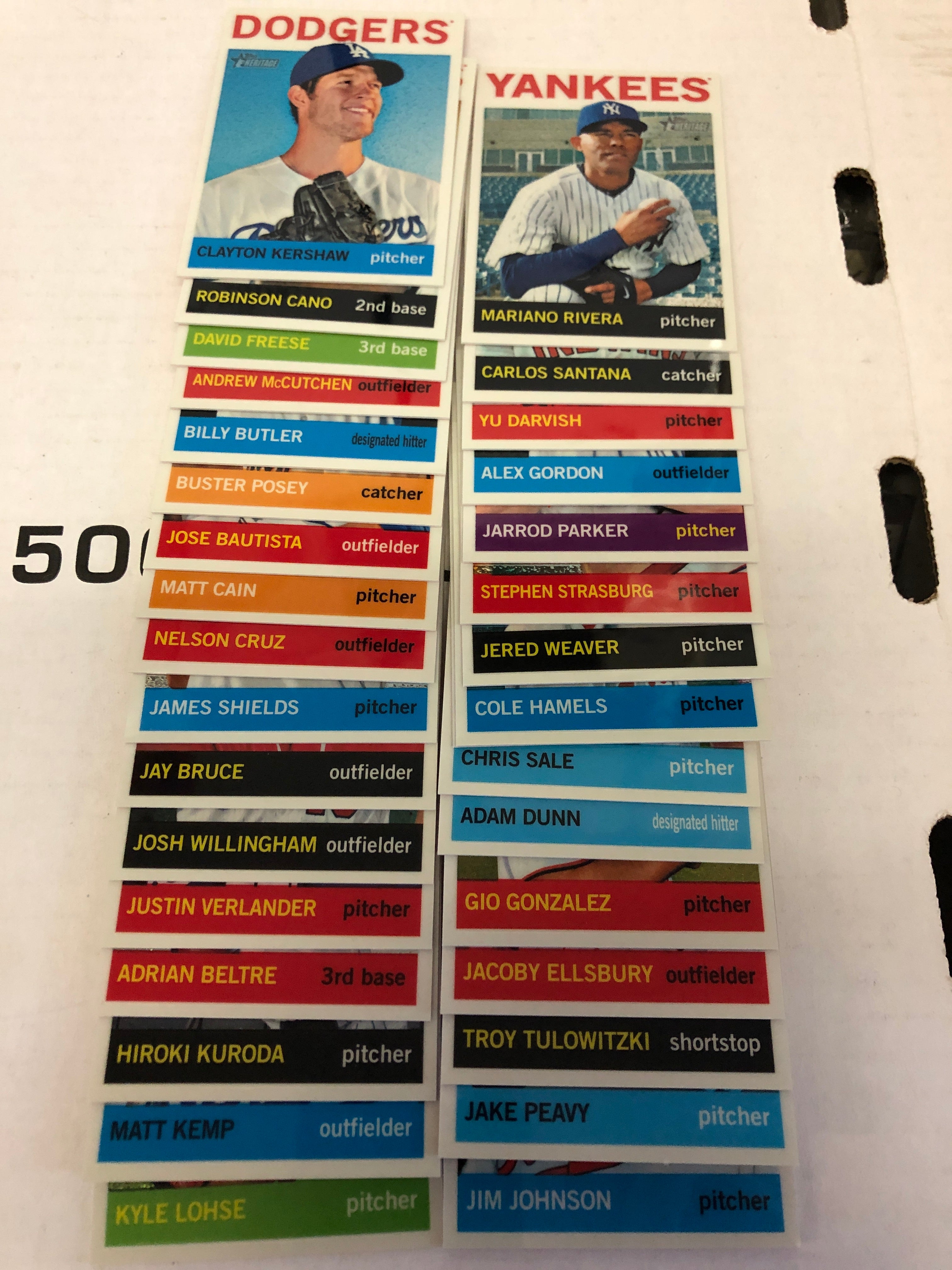 2013 Heritage Chrome Complete 102 ct. set #'d 999 Trout