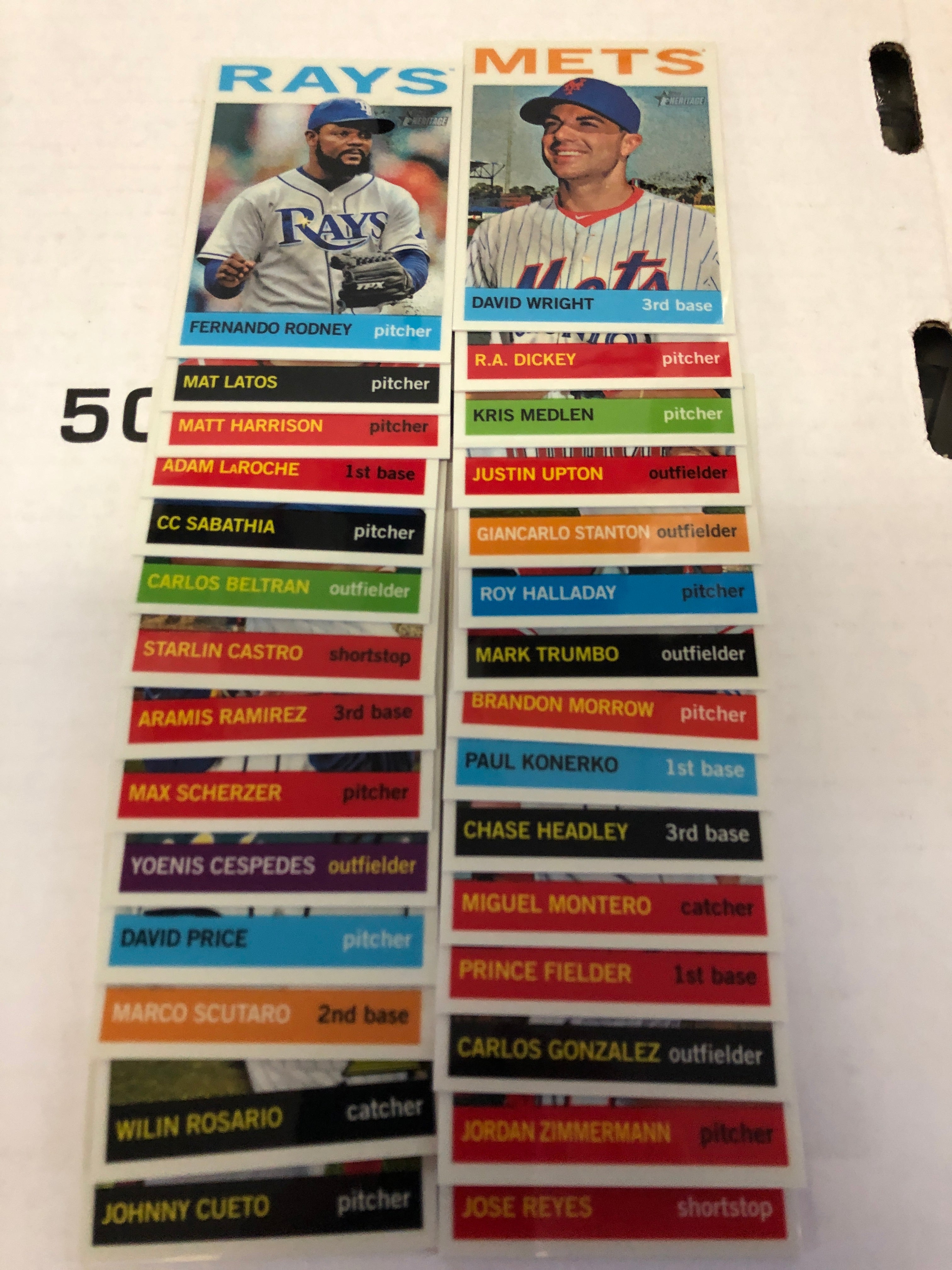 2013 Heritage Chrome Complete 102 ct. set #'d 999 Trout