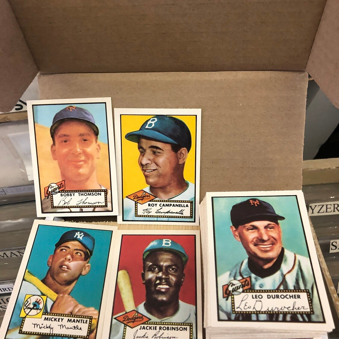 1952 Topps Baseball Reprint Set #1-407 Mantle rookie