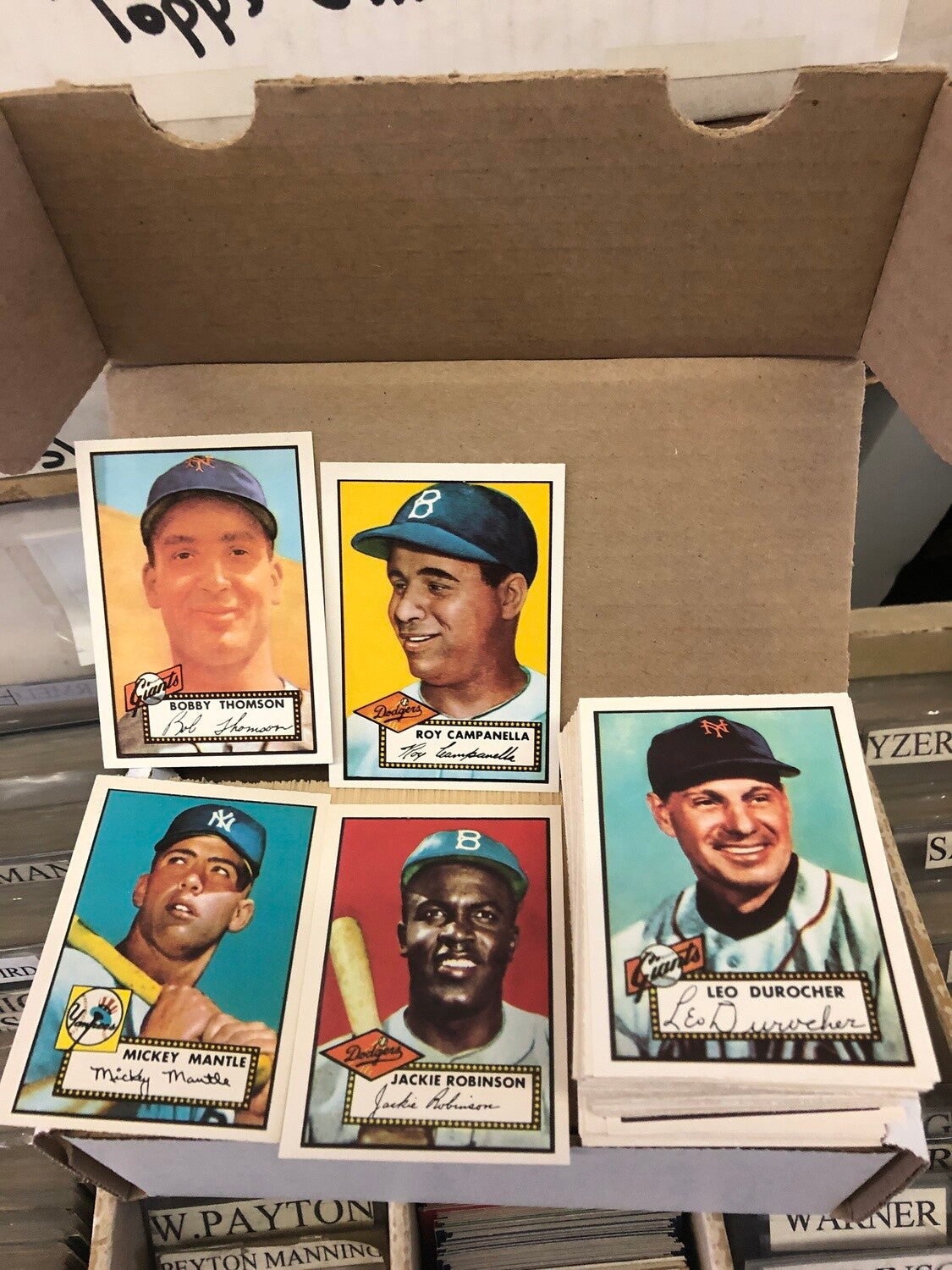 1952 Topps Baseball Reprint Set #1-407 Mantle rookie
