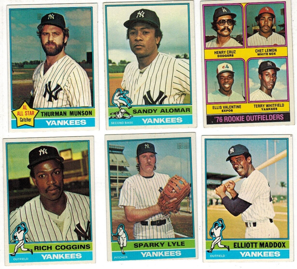 1976 Topps Yankee Team set 34 ct.