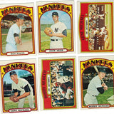 1972 Topps Yankee Team set 30 ct. w/ High #'s