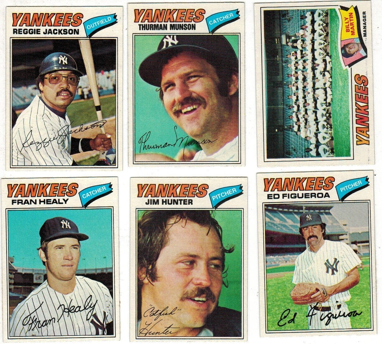 1977 Burger King Yankee Team set 25 ct. World Champs