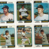 1974 Topps Yankee Team set 28 ct.