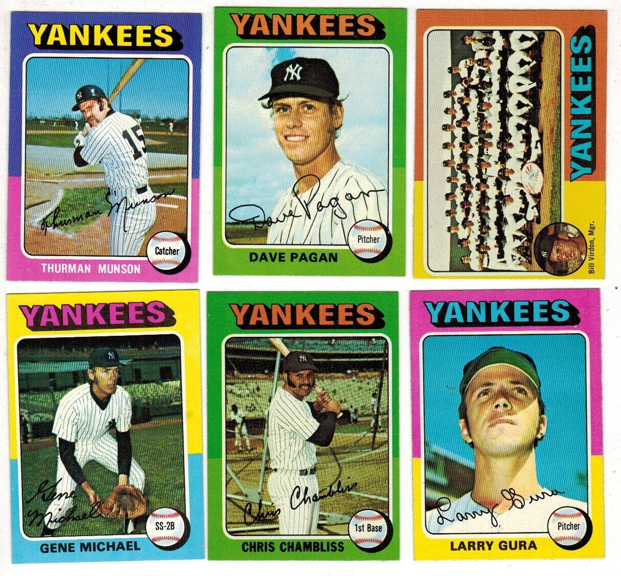 1975 Topps Yankee Team set 26 ct.
