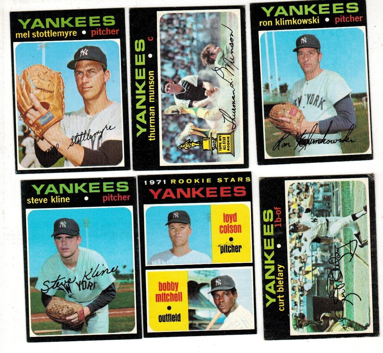 1971 Topps Yankee Team set 32 ct. w/ High #'s