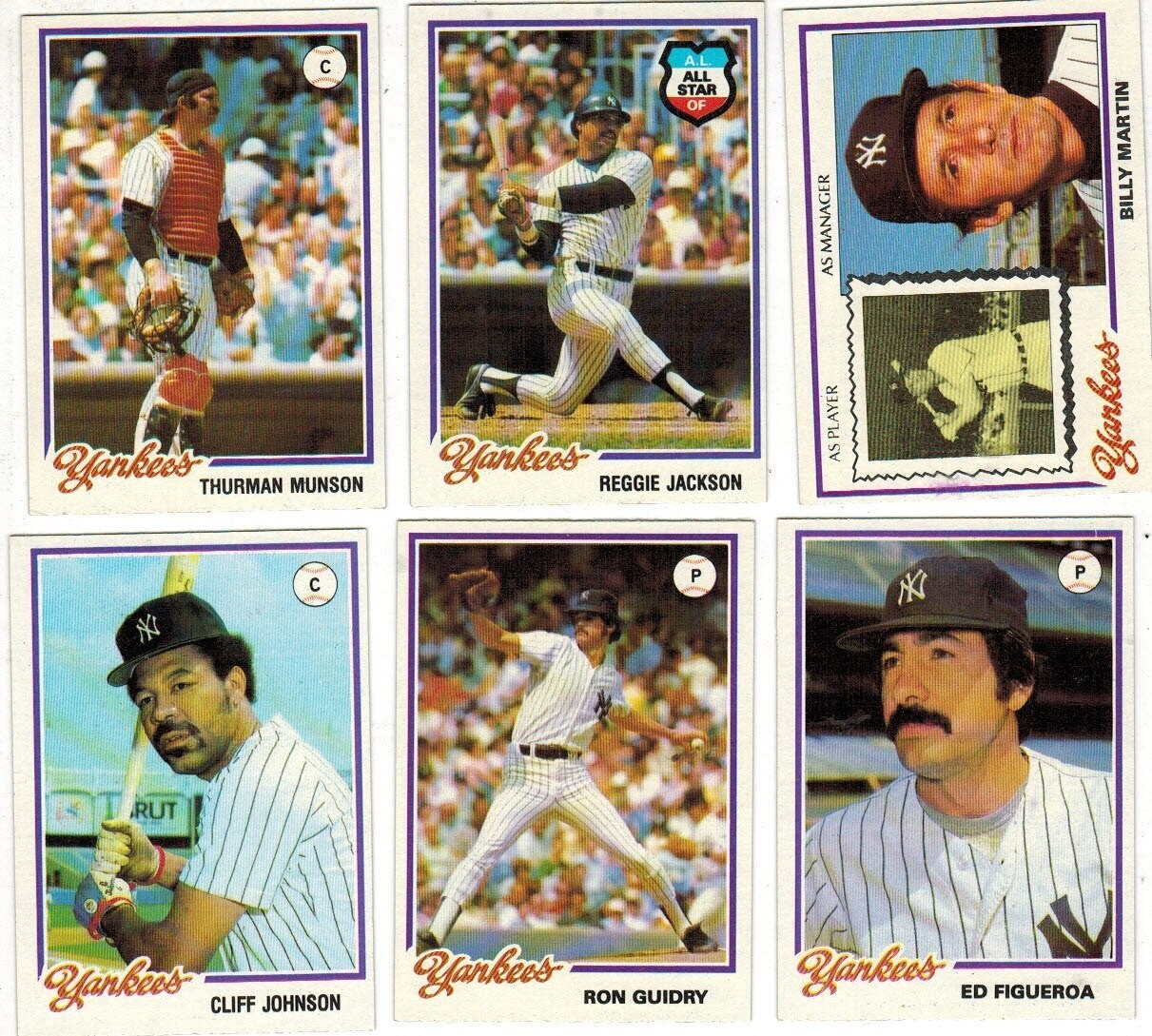 1978 Burger King Yankee Team set 23 ct. World champs