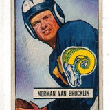 1951 Bowman #4 Norm Van Brocklin rookie list $300