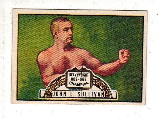 1951 Ringside boxing #69 John L. Sullivan Near Mint/Mint