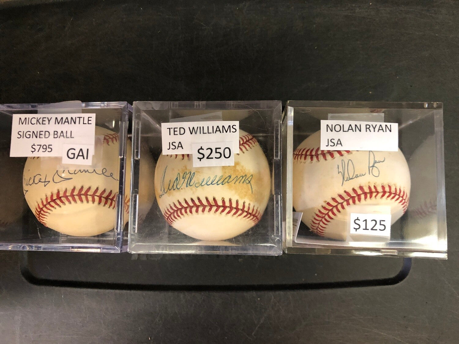 Nolan Ryan signed ball JSA