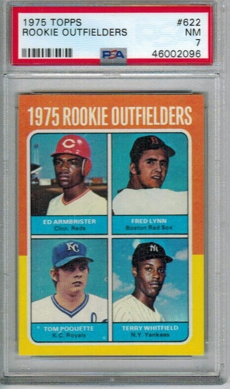 1975 Topps #622 Fred Lynn Rookie PSA 7
