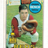 1969 Topps #95 Johnny Bench list $150