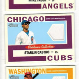 2013 Topps Heritage Clubhouse Collection Jersey cards Complete 74 ct. Set