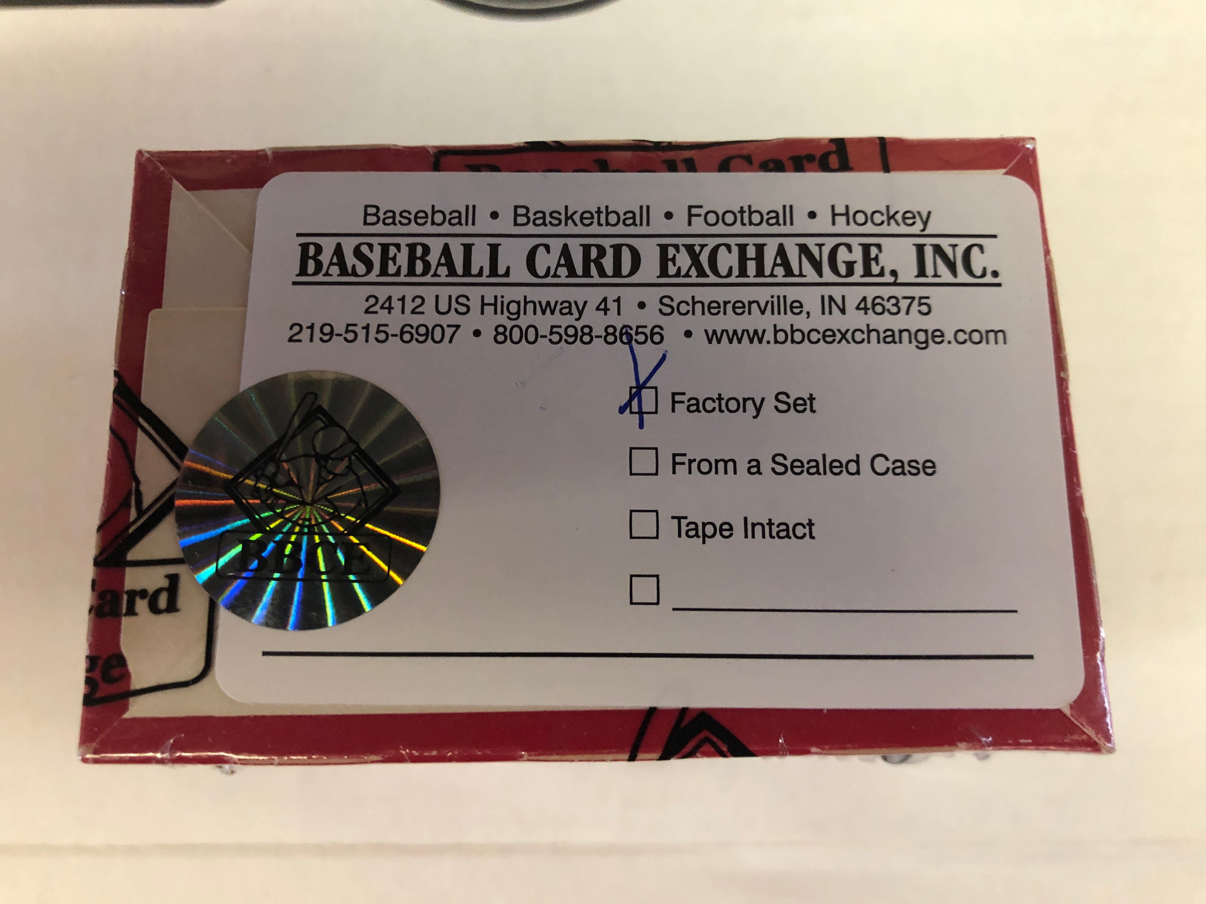 1989 Topps Traded Baseball set BBCE Wrapped