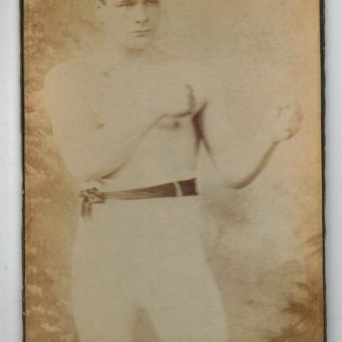 1888 Cabinet Boxing card Charles "Toff" Wall