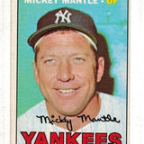 1967 Topps #150 Mickey Mantle list $800