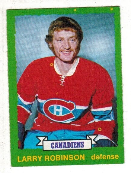 1973 Opeechee Larry Robinson rookie