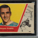 1963/64 Topps #45 Jacques Plante KSA graded 7