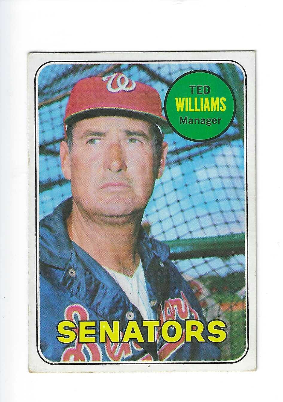 1969 Topps #650 Ted Williams