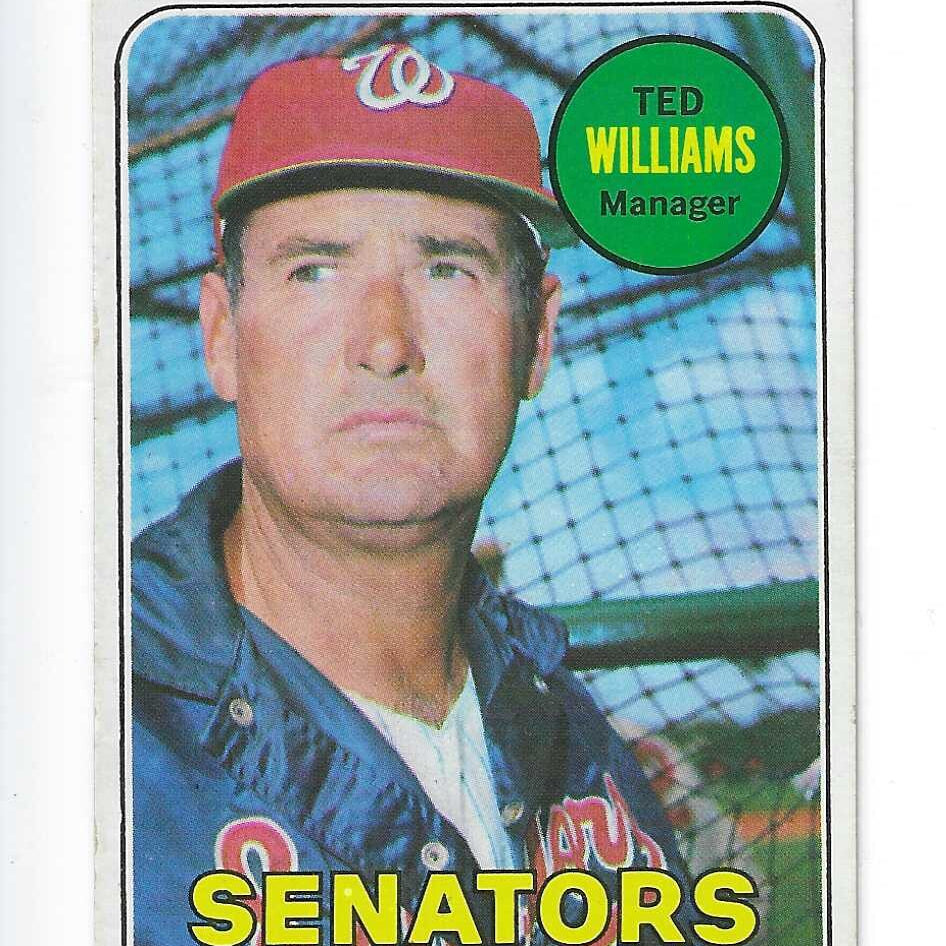 1969 Topps #650 Ted Williams