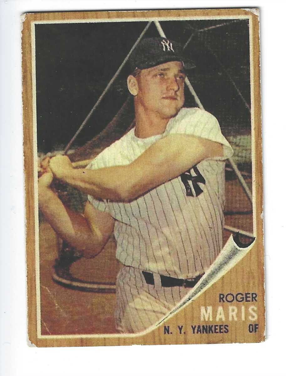 1962 Topps #1 Roger Maris list $250