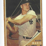 1962 Topps #1 Roger Maris list $250