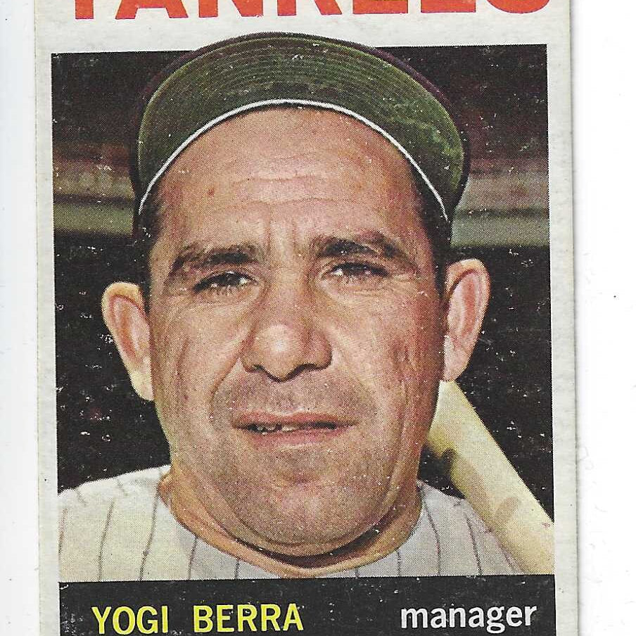 1964 Topps #21 Yogi Berra list $100