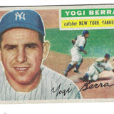 1956 Topps #110 Yogi Berra list $300