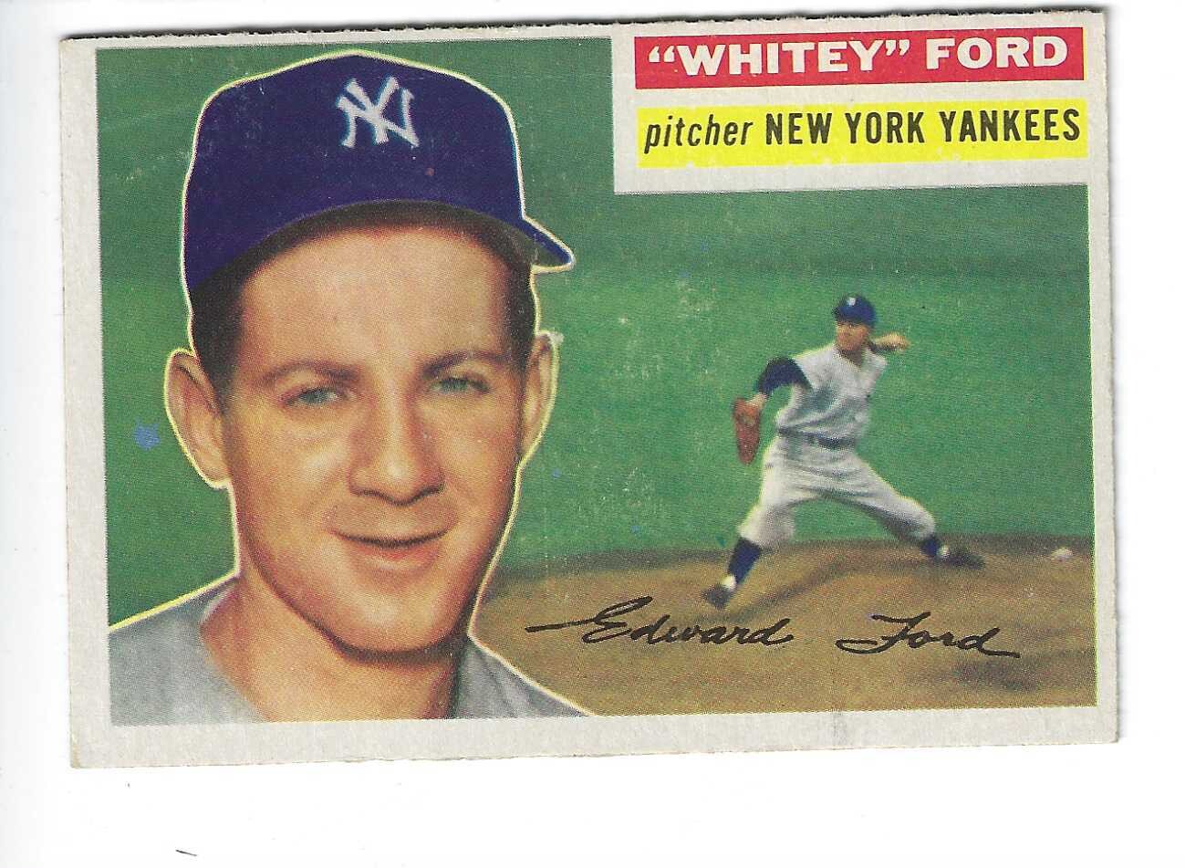 1956 Topps #240 Whitey Ford list $250