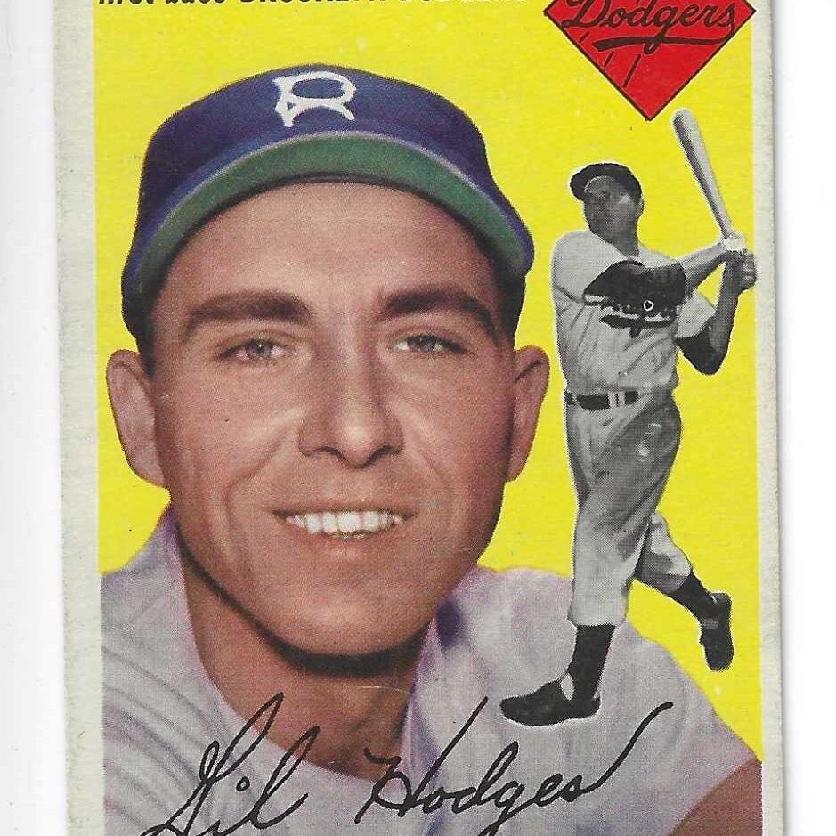 1954 Topps #102 Gil Hodges list $300