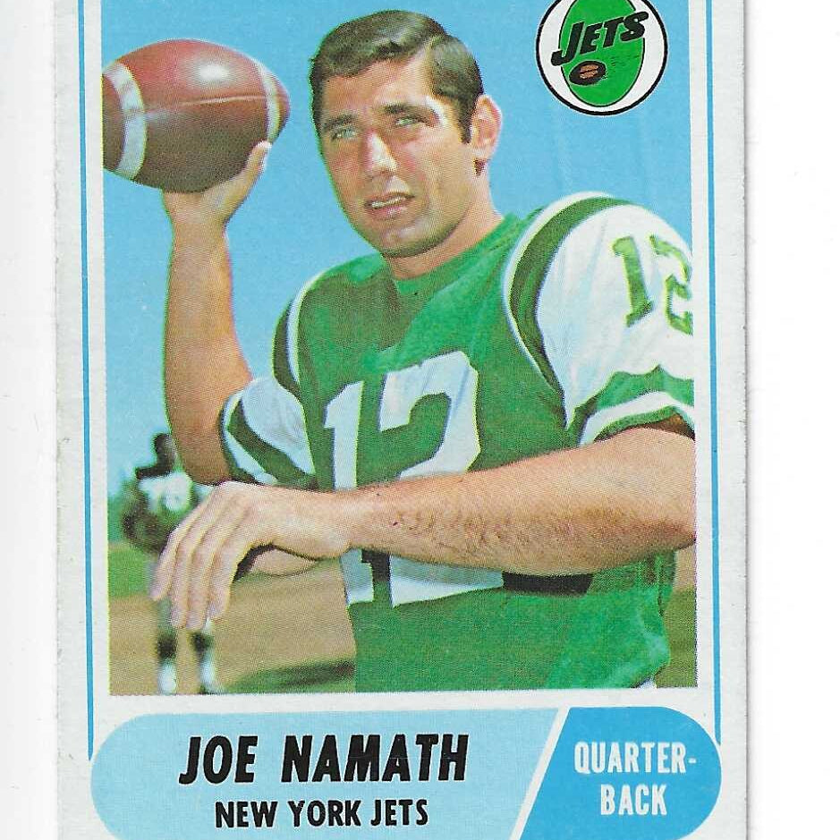 1968 Topps #65 Joe Namath $150