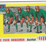 1955 Topps All American #68 The Four Horsemen Ex/Mint