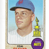 1968 Topps Tom Seaver list $150