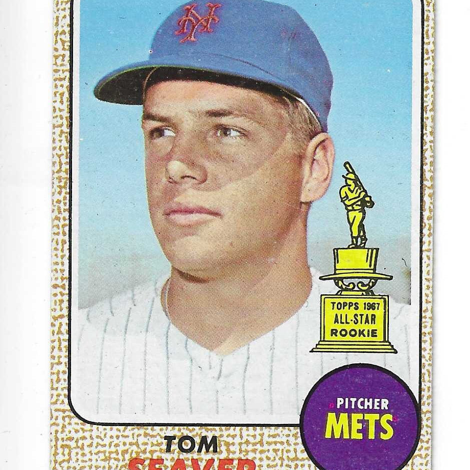 1968 Topps Tom Seaver list $150