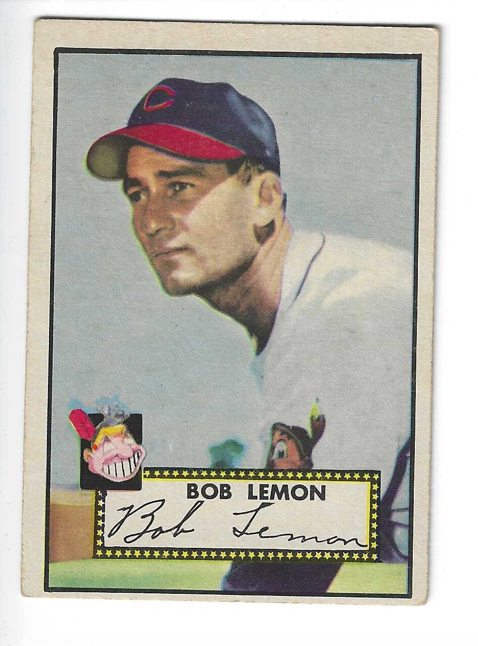 1952 Topps #268 Bob Lemon list $400