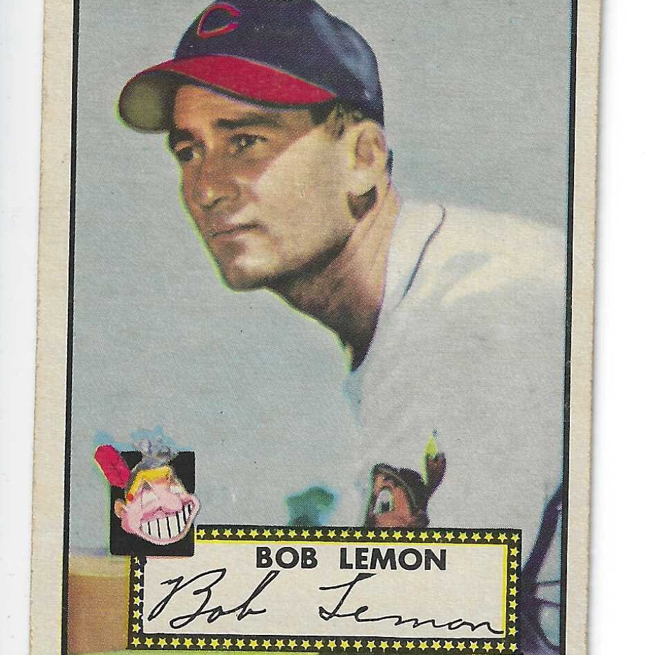 1952 Topps #268 Bob Lemon list $400