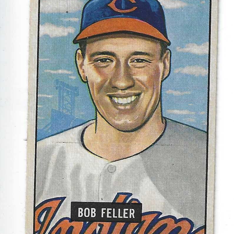 1951 Bowman #30 Bob Feller list $400