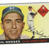 1955 Topps #187 Gil Hodges list $200
