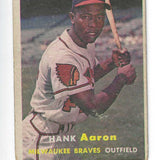1957 Topps #20 Hank Aaron Fair list $1,200