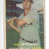 1957 Topps #1 Ted Williams Good-VG list $600