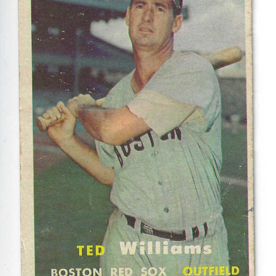 1957 Topps #1 Ted Williams Good-VG list $600